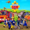 Fireman Sam Animation diamond painting