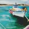 Fishing Boat Art diamond painting diamond painting