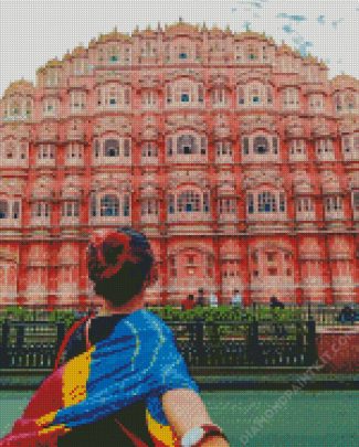 Follow Me To Hawa Mahal Jaipur diamond painting