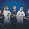 Football Club PSG diamond painting