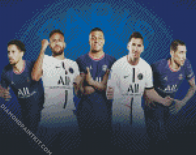 Football Club PSG diamond painting