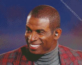 Football Player Deion Sanders diamond painting