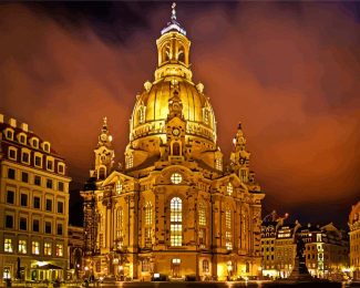 Frauenkirche Dresden Church diamond painting