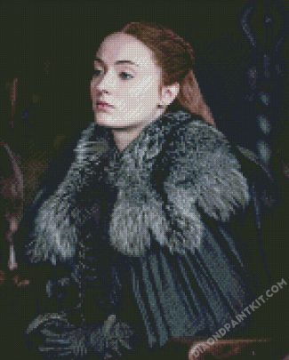 Game Of Thrones Sophie Turner diamond painting