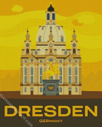 Germany Dresden Poster diamond painting