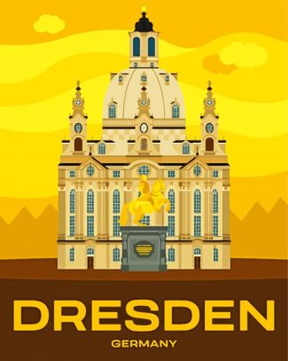 Germany Dresden Poster diamond painting