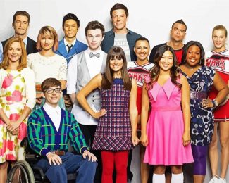 Glee Tv Serie Characters diamond painting