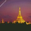 Golden Shwedagon Pagoda Maynmar diamond painting