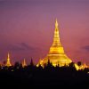 Golden Shwedagon Pagoda Maynmar diamond painting