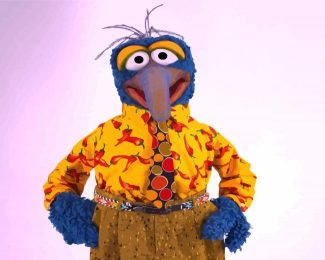 Gonzo Muppet diamond painting