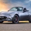 Grey Mazda Mx5 diamond painting