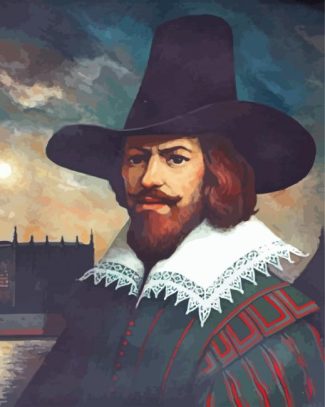 Guy Fawkes diamond painting