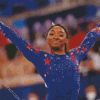 Gymnast Simone Biles diamond painting