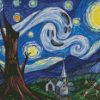 Halloween Starry Night diamond painting