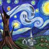 Halloween Starry Night diamond painting