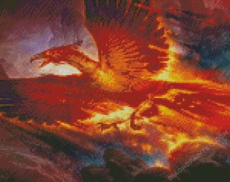 Harry Potter Fawkes Phoenix diamond painting