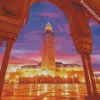 Hassan II Mosque Casablanca diamond painting