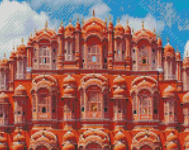 Hawa Mahal Jaipur diamond painting