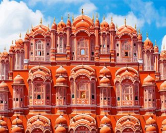 Hawa Mahal Jaipur diamond painting