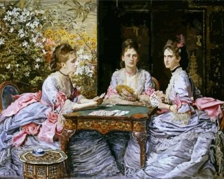 Hearts Are Trumps By John Everett Millais diamond painting