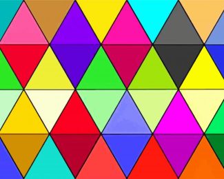 Hexagonal Colors diamond painting