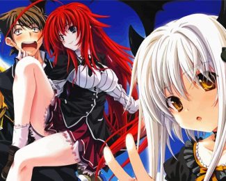 High School DxD Characters diamond painting