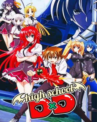 High School DxD Poster diamond painting