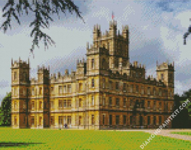 HighClere Castle diamond painting