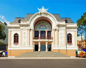 Ho Chi Minh City Opera House Saigon diamond painting