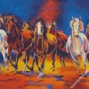 Horses Running diamond painting