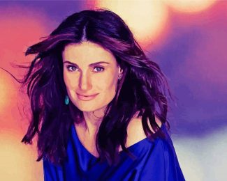 Idina Menzel Actress diamond painting