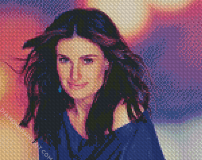 Idina Menzel Actress diamond painting