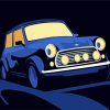 Illustration Mini Cooper diamond painting