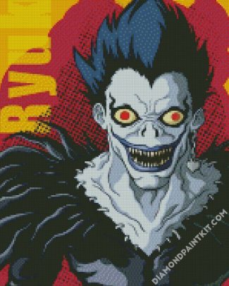 Illustration Ryuk Death Note diamond painting