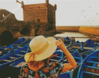 In Essaouira Port diamond painting