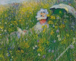 In The Meadow Claud Monet diamond painting