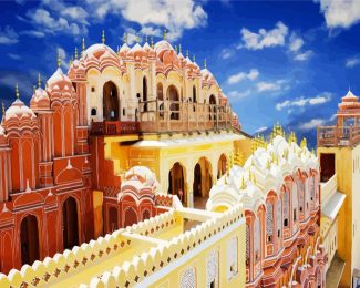 India Jaipur Hawa Mahal diamond painting