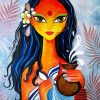 Indian Tribal Girl diamond painting