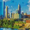 Indiana Indianapolis City diamond painting