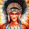 Indigenous Girl Art diamond painting