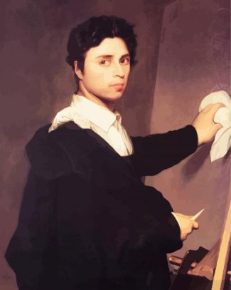 Ingres Self Portrait diamond painting