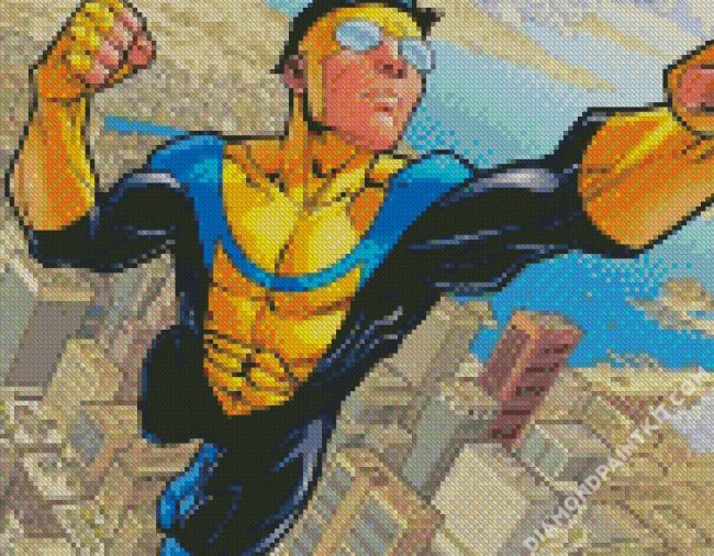 Invincible Superhero diamond painting