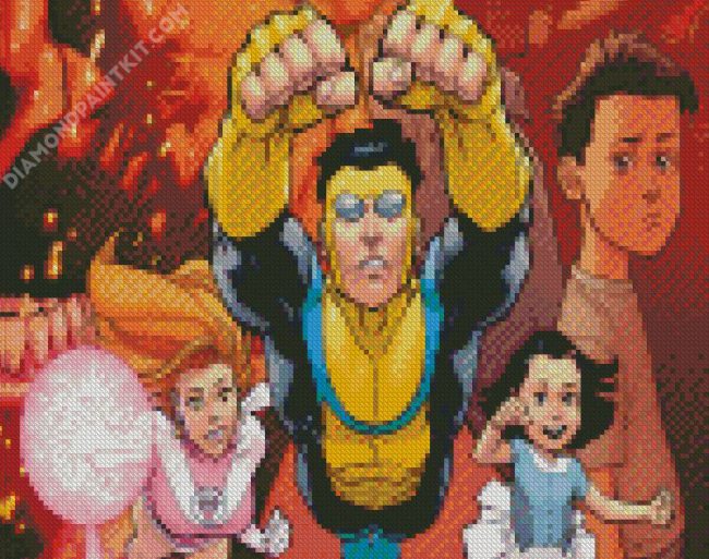 Invincible Comics diamond painting