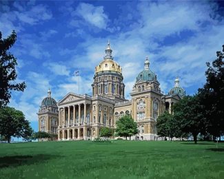 Iowa State Capital diamond painting