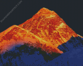 Ismoil Somoni Peak Tajikistan diamond painting