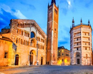 Italy Cathedrale Di Parma diamond painting