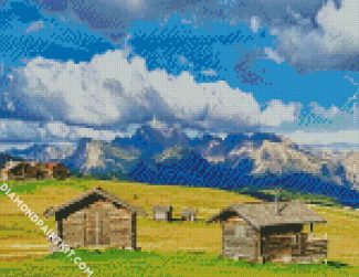 Italy Dolomites Landscape diamond painting