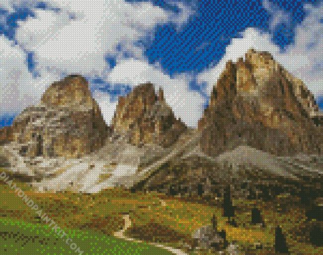 Italy Dolomites Mountains diamond painting