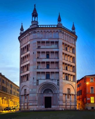 Italy Parma Baptistery diamond painting