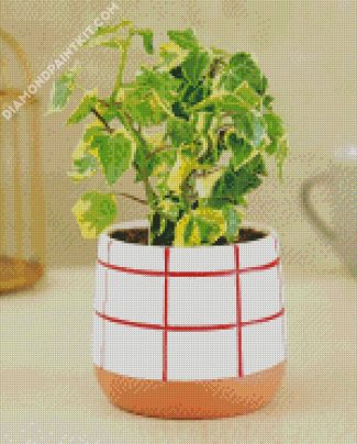 Ivy Plant Pot diamond painting